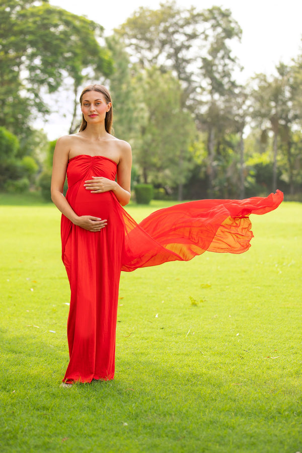 Flowy Knit Maternity Gowns - Miss Madison Boutique Maternity, Pregnancy  Gowns, Dresses for Photography, Photoshoot, Bridesmaid, Babyshower